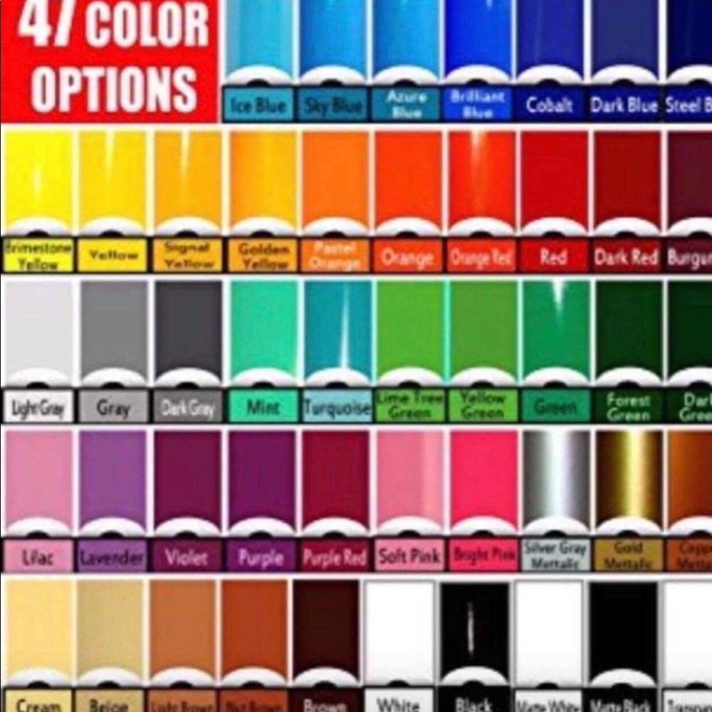 Oracal Vinyl rolls 12x5ft